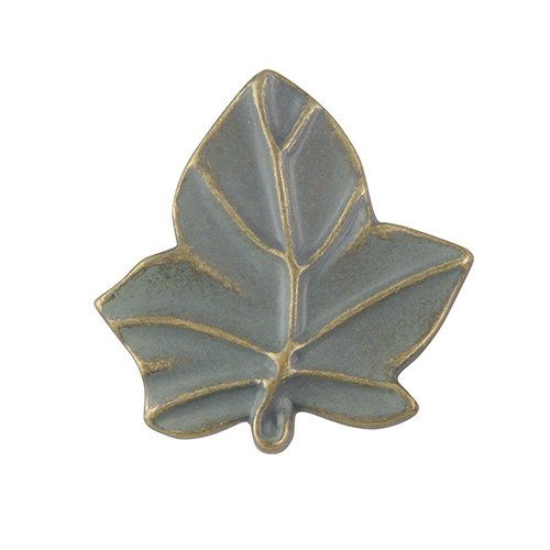 Ivy Leaf Knob in Verdigris
