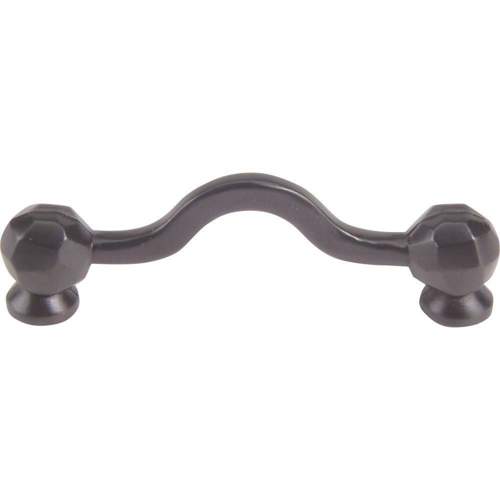 Faceted 3" Centers Ball Wave Pull in Oil Rubbed Bronze