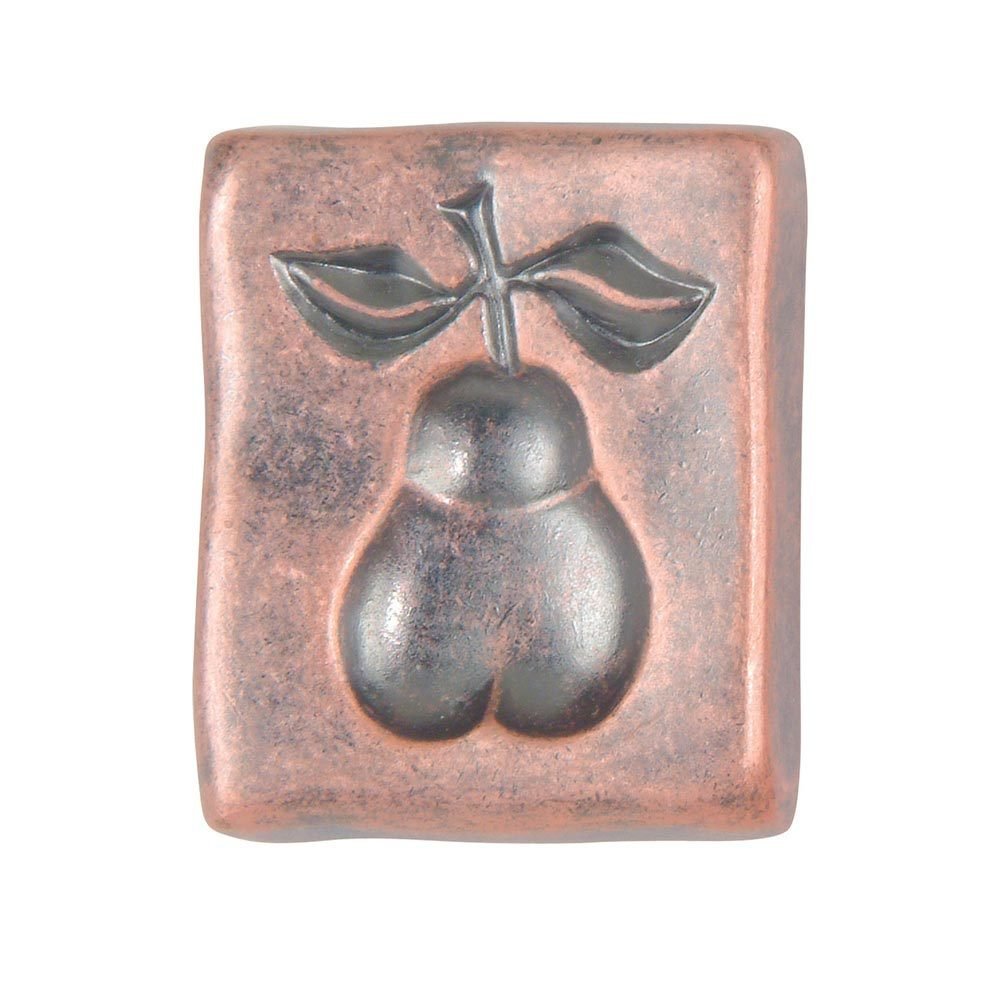 Pear Quad Knob in Craftsman Copper