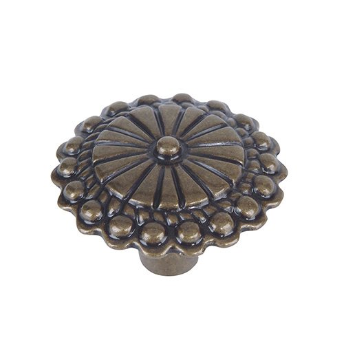 Way Out 1 3/4" Concha Knob in Burnished Bronze