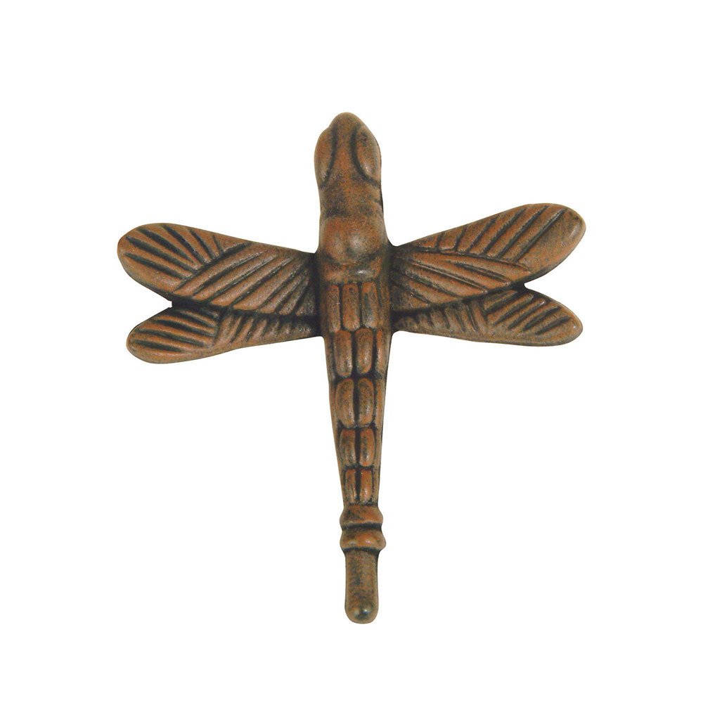 Dragonfly Knob in Rust