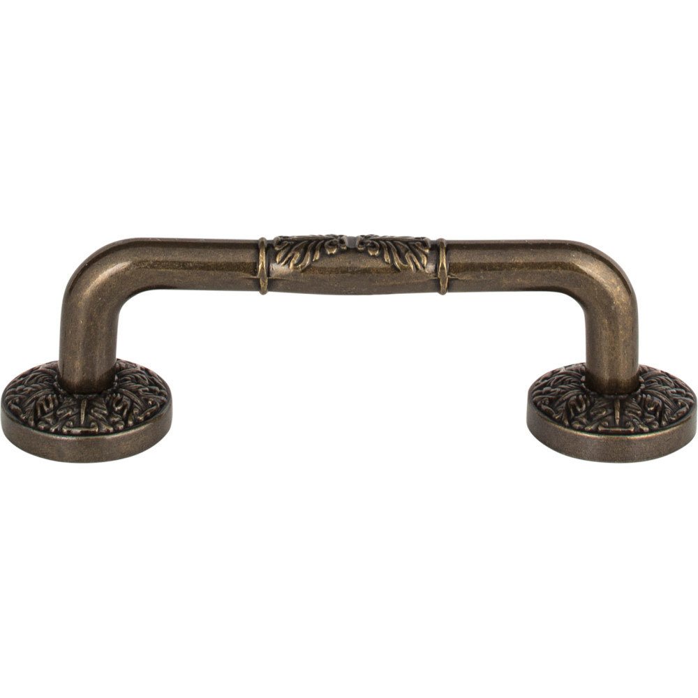 Ornate 3" Centers Pull in Burnished Bronze