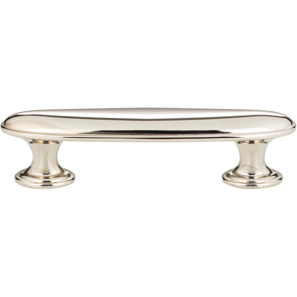 3 3/4" Centers Austen Oval Pull in Polished Nickel