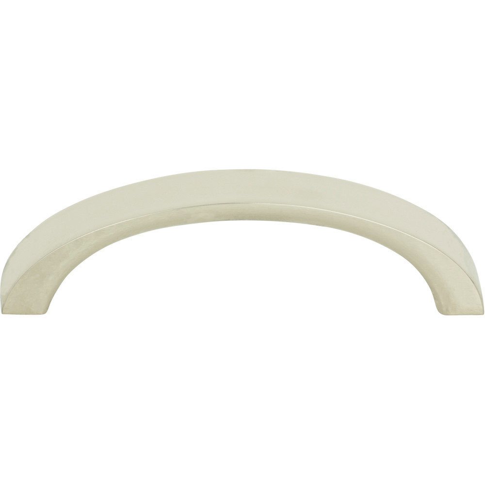 2 1/2" Centers Curved Handle In Polished Nickel