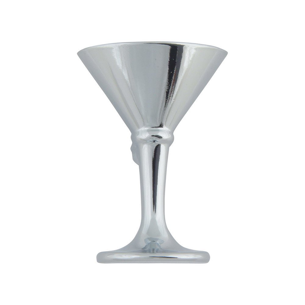Martini Glass Knob in Polished Chrome