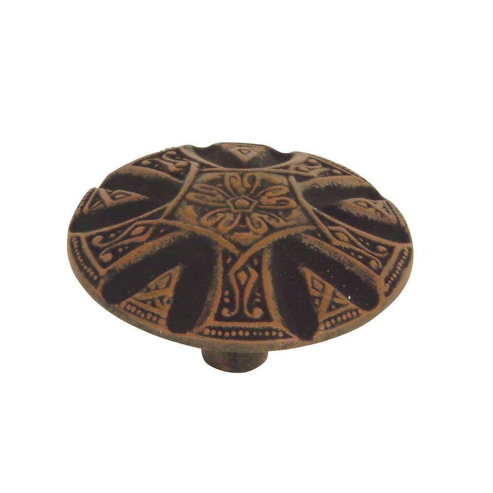 Maltese 1 5/8" Decorative Knob in Rust