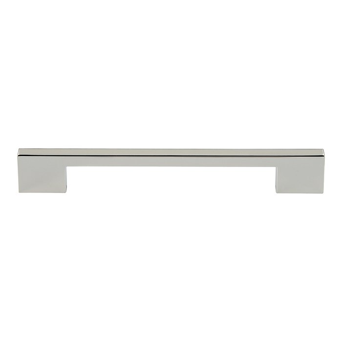 7 1/2" Centers Euro-Tech Thin Square Pull in Polished Nickel