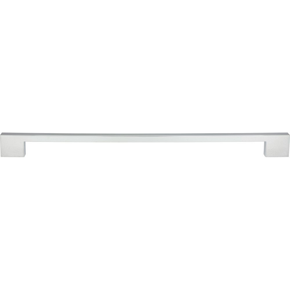 18" Centers Thin Square Appliance Pull in Polished Chrome