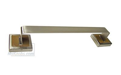 18" Towel Bar in Coco Suede and Brushed Nickel