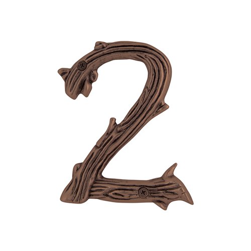 # 2 House Number in Craftsman Copper