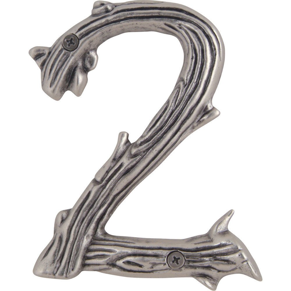 # 2 House Number in Pewter
