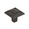 Atlas Homewares - Cabinet Hardware - Craftsman California 1 1/4" Square Pyramid Knob in Aged Bronze