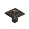 Atlas Homewares - Cabinet Hardware - Craftsman California 1 1/4" Square Pyramid Knob in Venetian Bronze