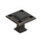 Atlas Homewares - Cabinet Hardware - Craftsman Modern 1 3/8" Squares Knob In Venetian Bronze