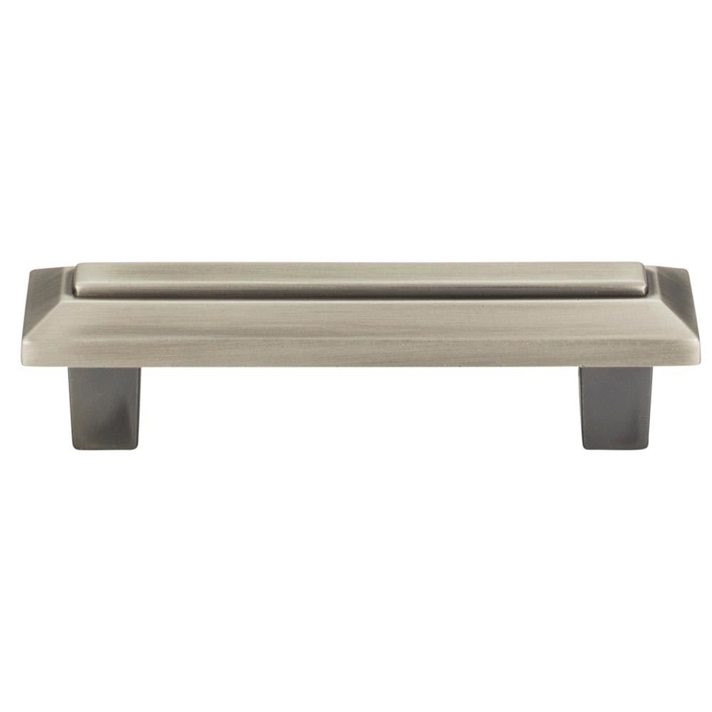 3 3/4" Centers Trocadero Pull in Pewter