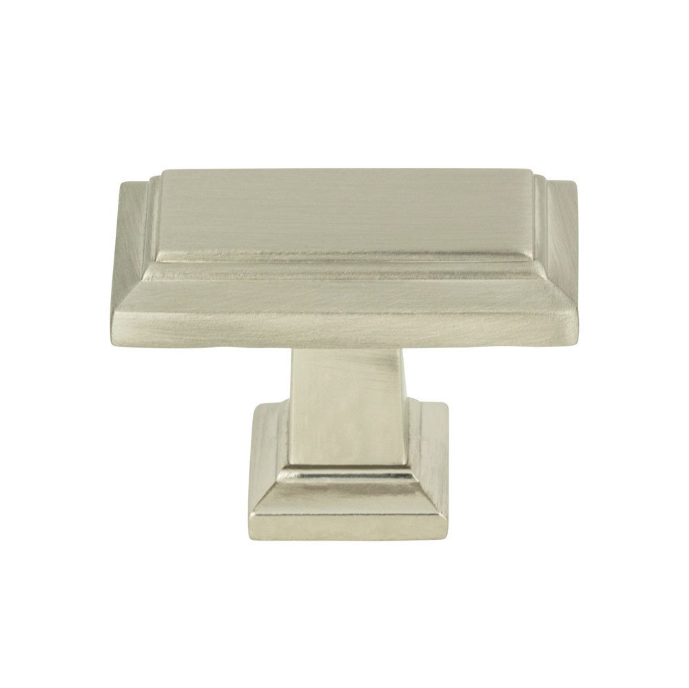Rectangle Knob in Brushed Nickel