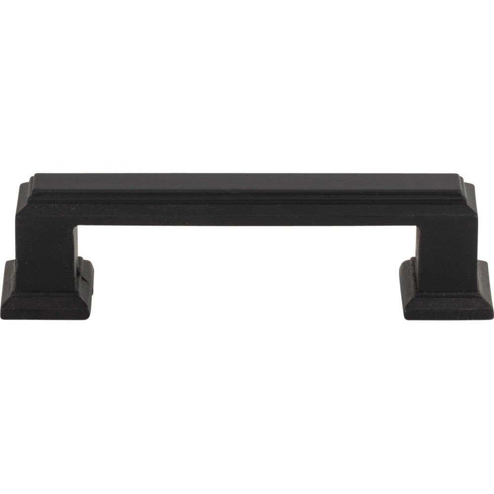3 3/4" Centers Sutton Place Pull in Modern Bronze