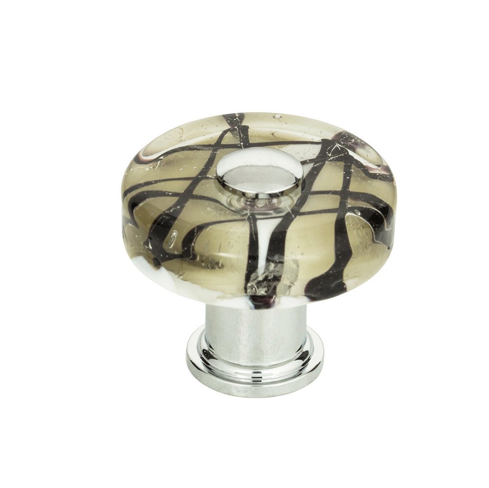 1 1/2" Diameter Viceroy Round Knob in Polished Chrome