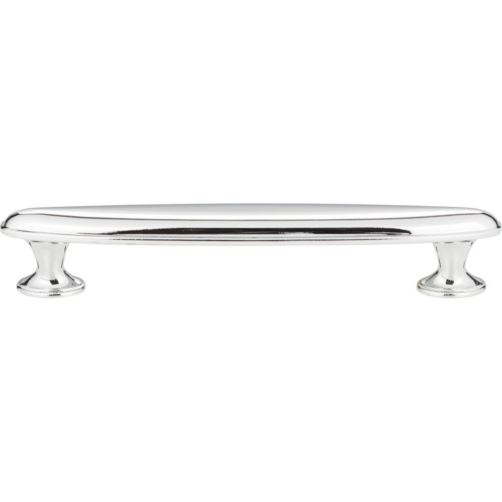 5" Centers Oval Pull in Polished Chrome