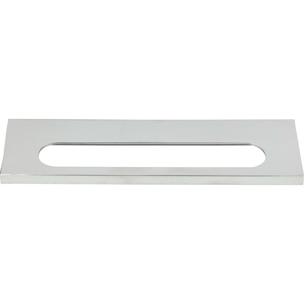 6 1/2" Long Modern Square Edge Pull in Polished Chrome