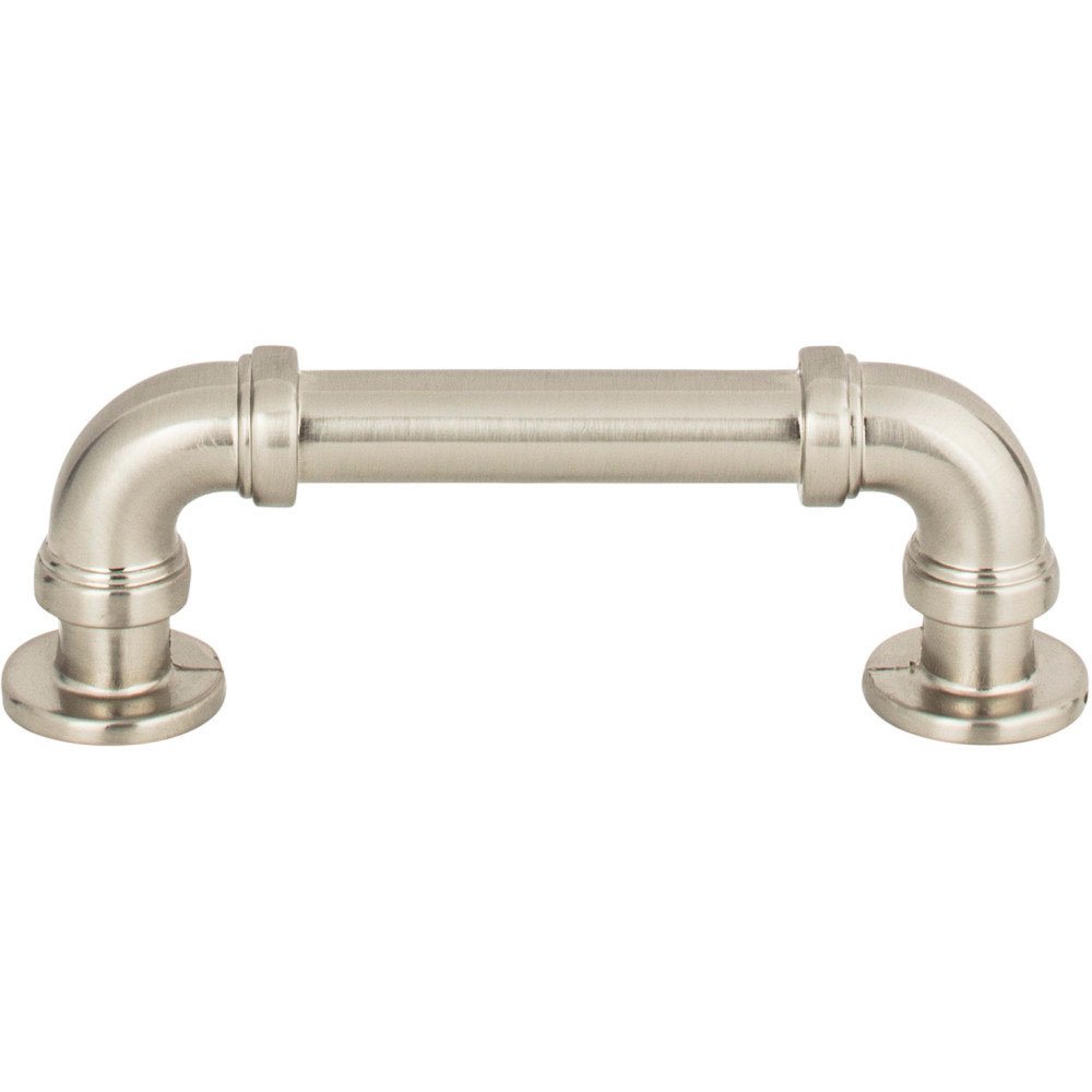 3 3/4" Centers Steam Punk Pull in Brushed Nickel