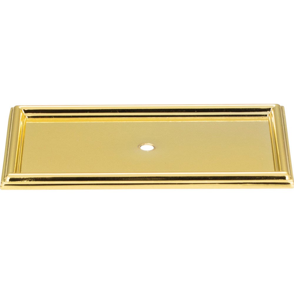 3 11/16" Rope Backplate in Polished Brass