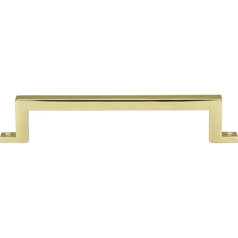 5 1/16" Centers Handle in Polished Brass
