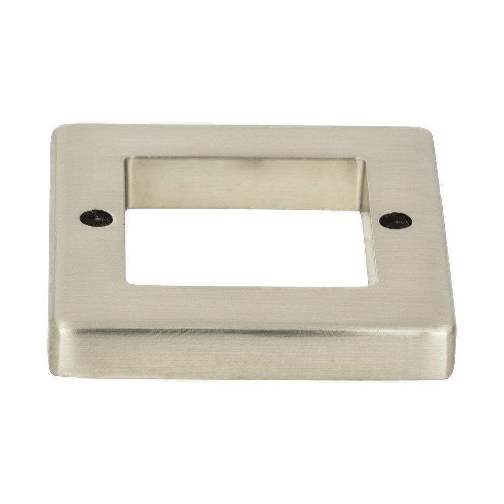 1 7/16" Centers Square Base In Brushed Nickel
