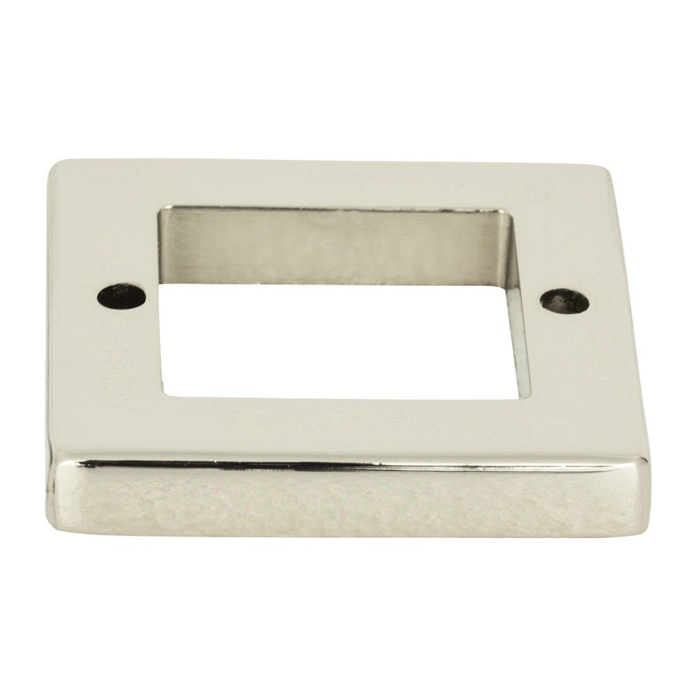 1 7/16" Centers Square Base In Polished Nickel