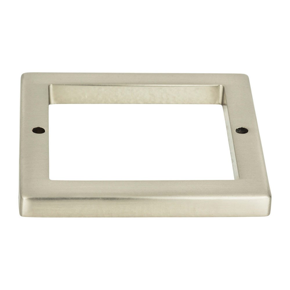 2 1/2" Centers Square Base In Brushed Nickel