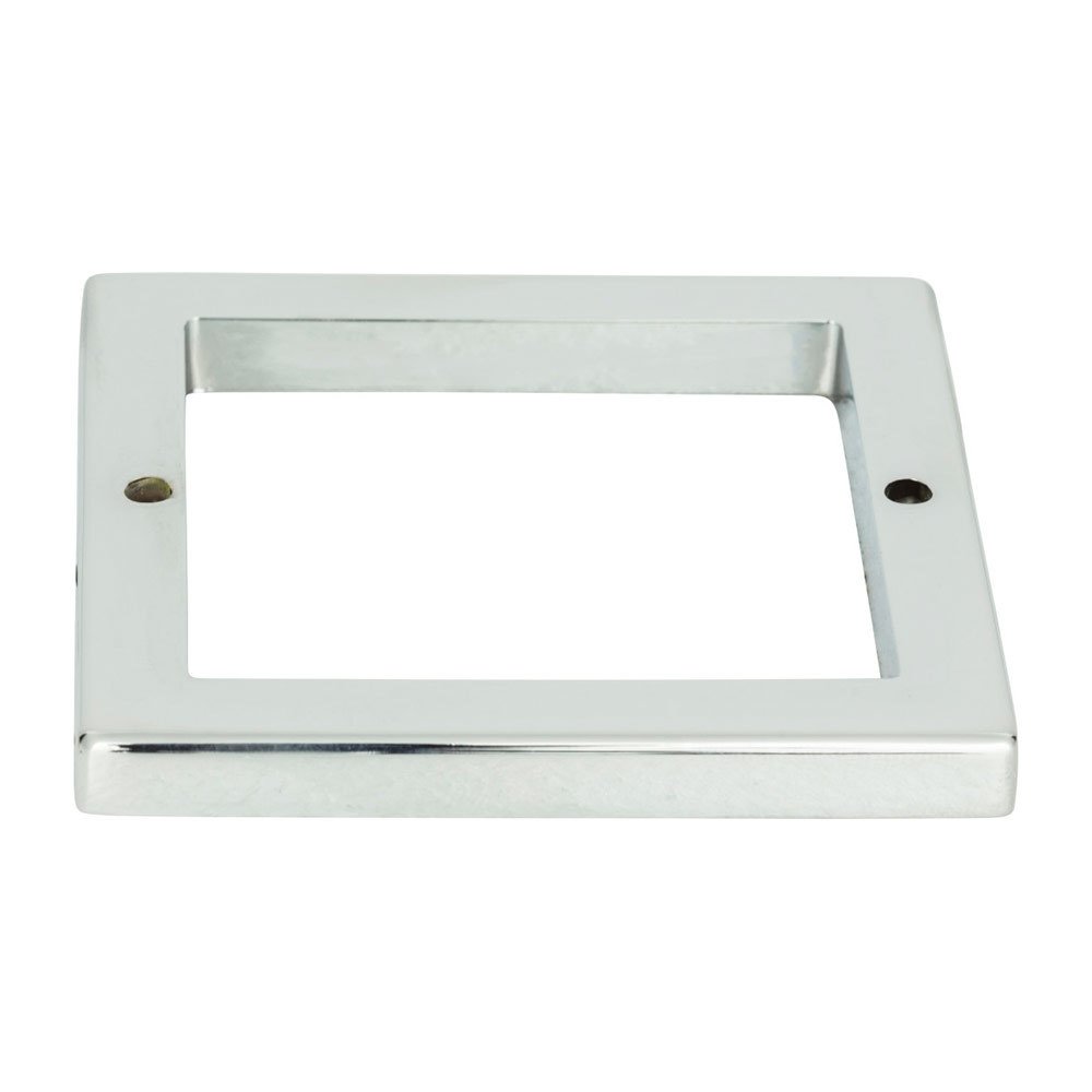 2 1/2" Centers Square Base In Polished Chrome