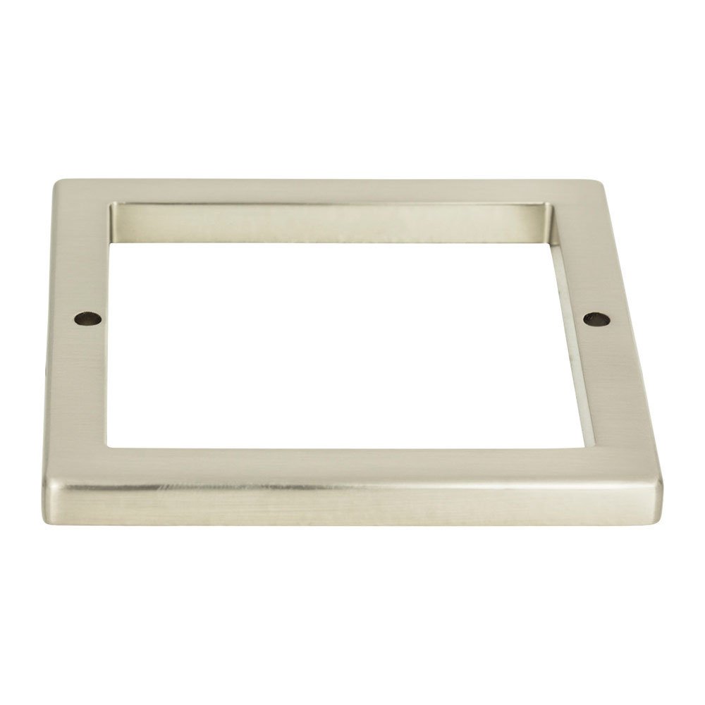 3" Centers Square Base In Brushed Nickel