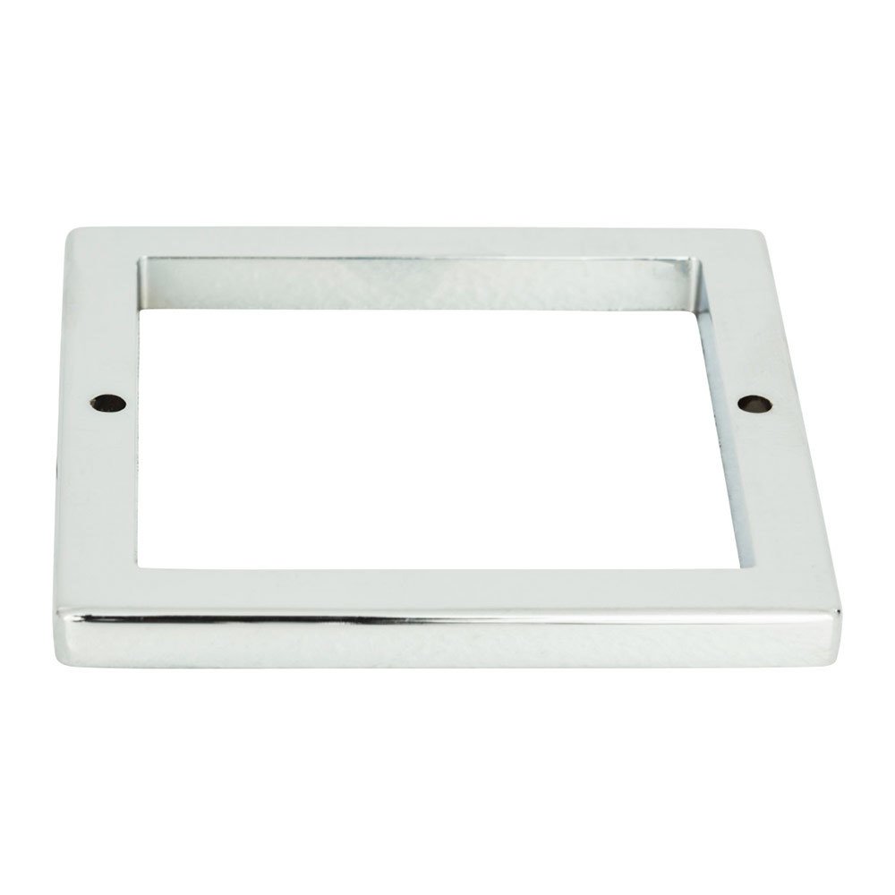 3" Centers Square Base In Polished Chrome