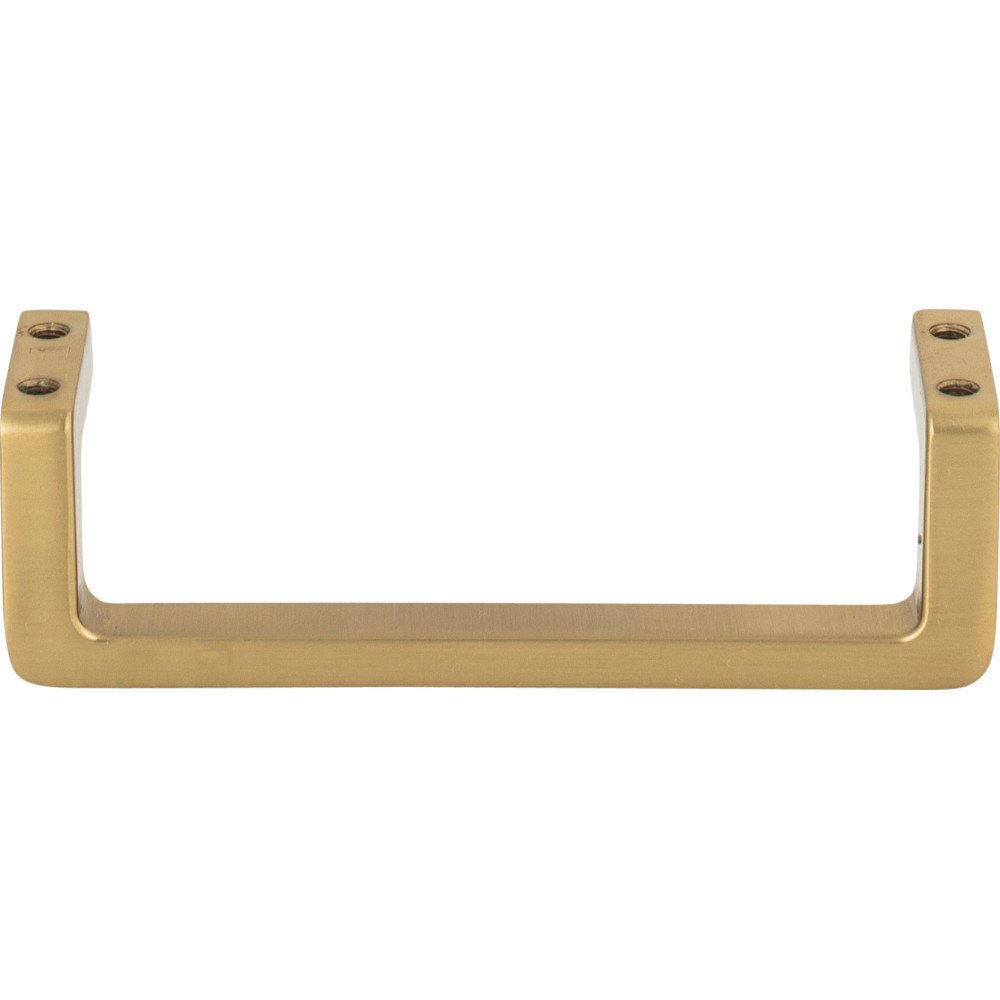 3 3/4" Centers Pull in Warm Brass