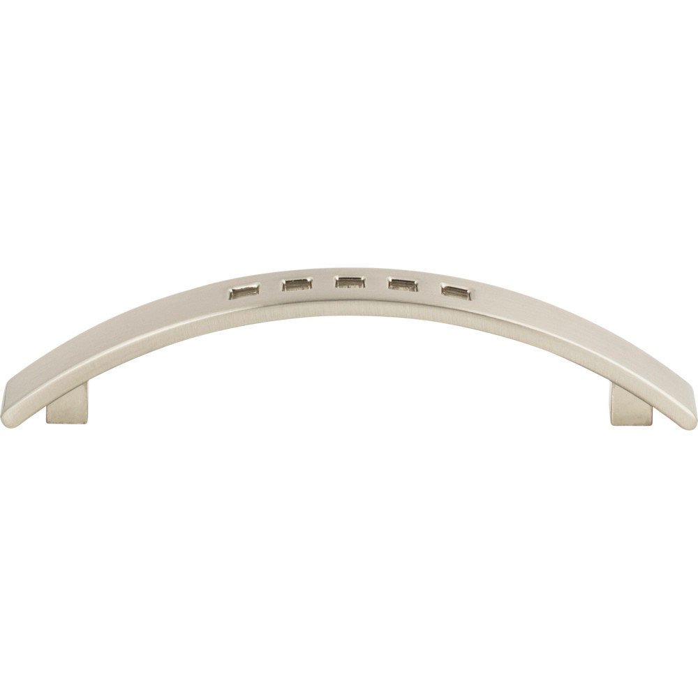 3 3/4" Centers Euro-Tech Band Pull in Brushed Nickel