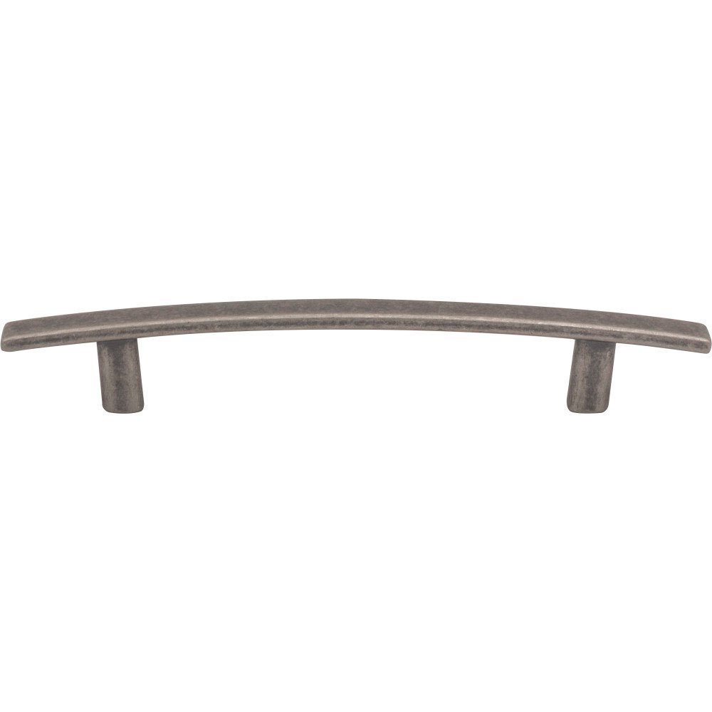 5" Centers Euro-Tech Curved Line Pull in Pewter