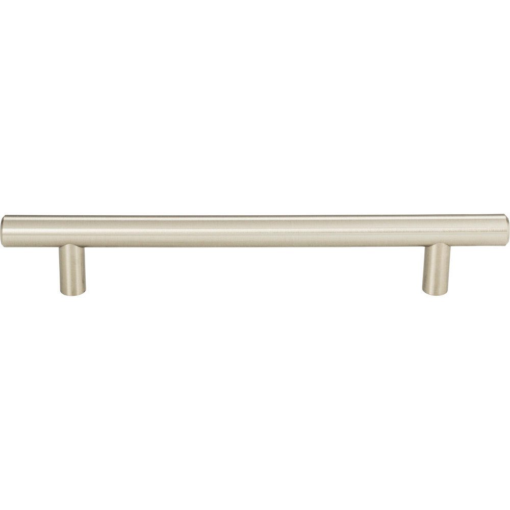 6 1/4" Centers European Bar Pull in Brushed Nickel