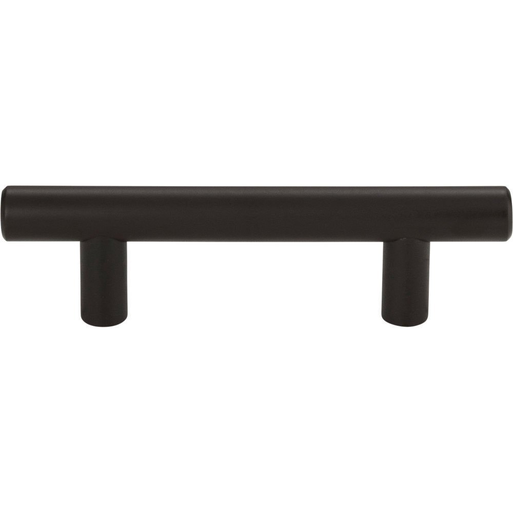 3" Centers European Bar Pull in Oil Rubbed Bronze