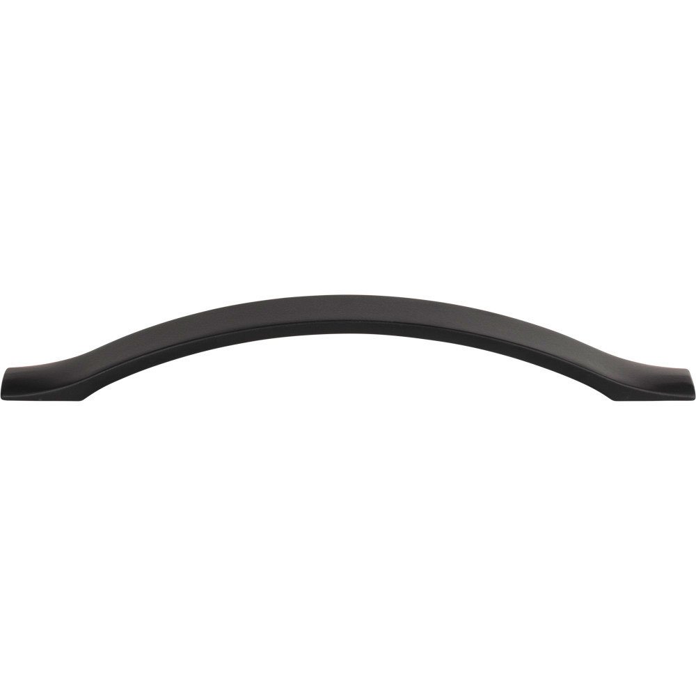 6 1/4" Centers Euro-Tech Low Arch Pull in Matte Black