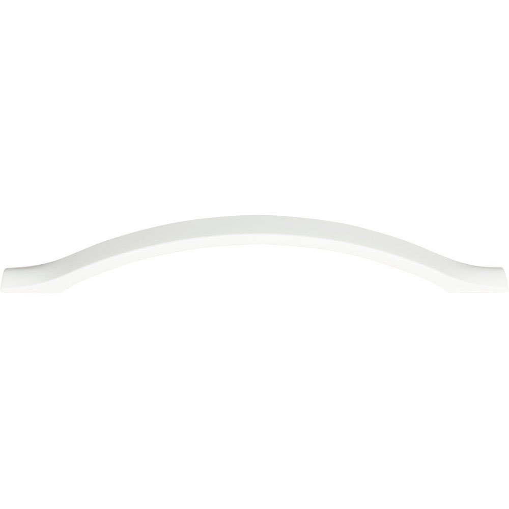 6 1/4" Centers Euro-Tech Low Arch Pull in High White Gloss