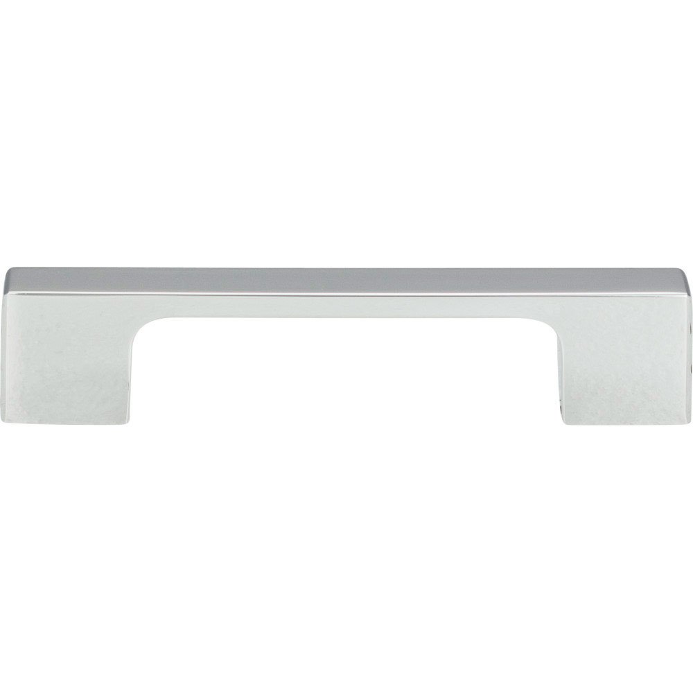 3 3/4" Centers Euro-Tech Thin Square Pull in Polished Chrome