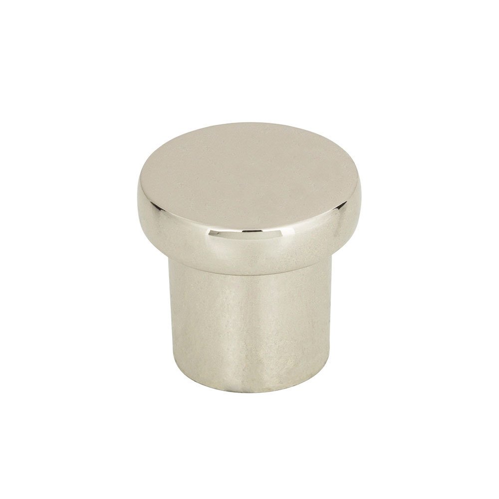 1" Diameter Chunky Round Knob Small In Polished Nickel