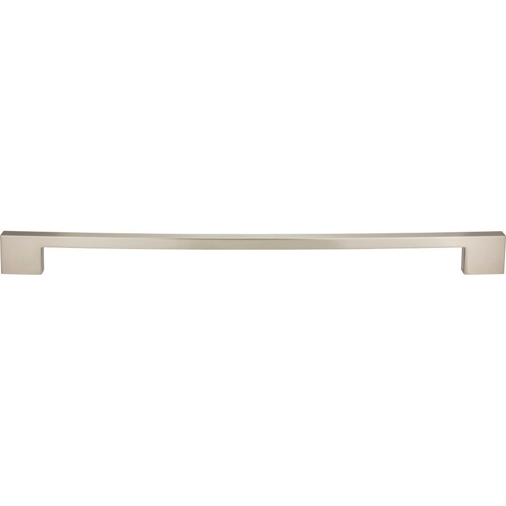 18" Centers Thin Square Appliance Pull in Brushed Nickel