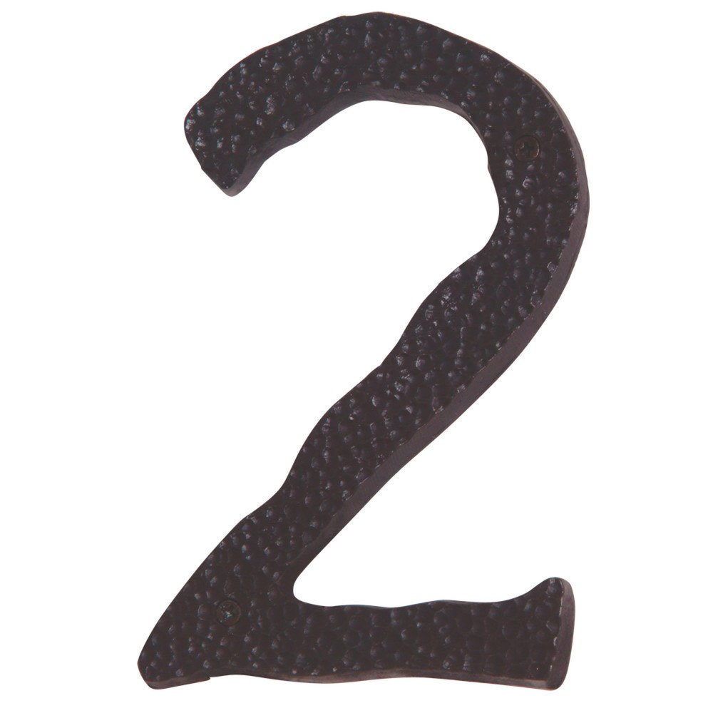 # 2 House Number in Oil Rubbed Bronze