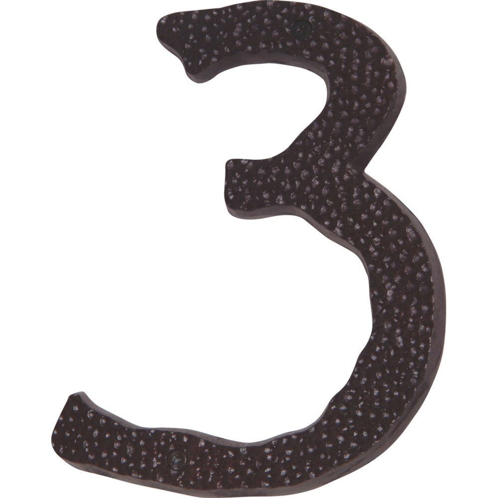 # 3 House Number in Oil Rubbed Bronze