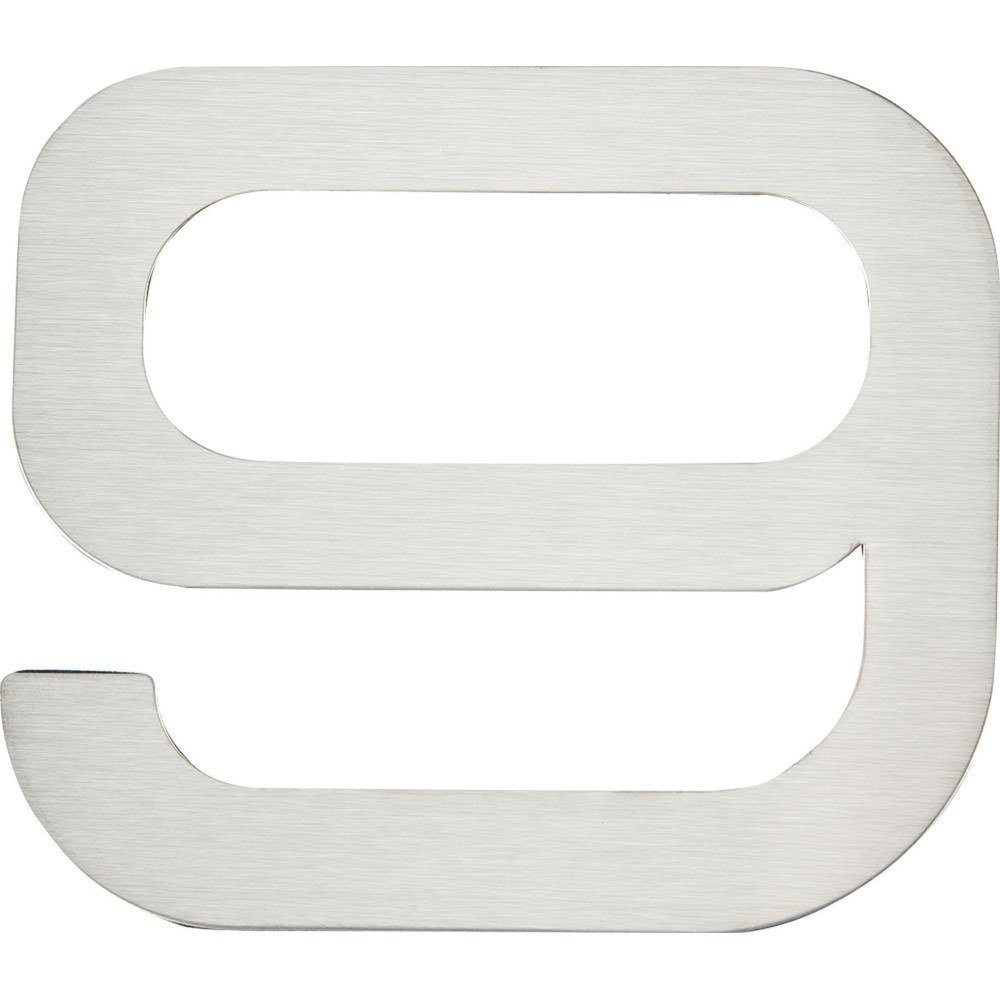# 9 Self-Adhesive House Number in Stainless Steel
