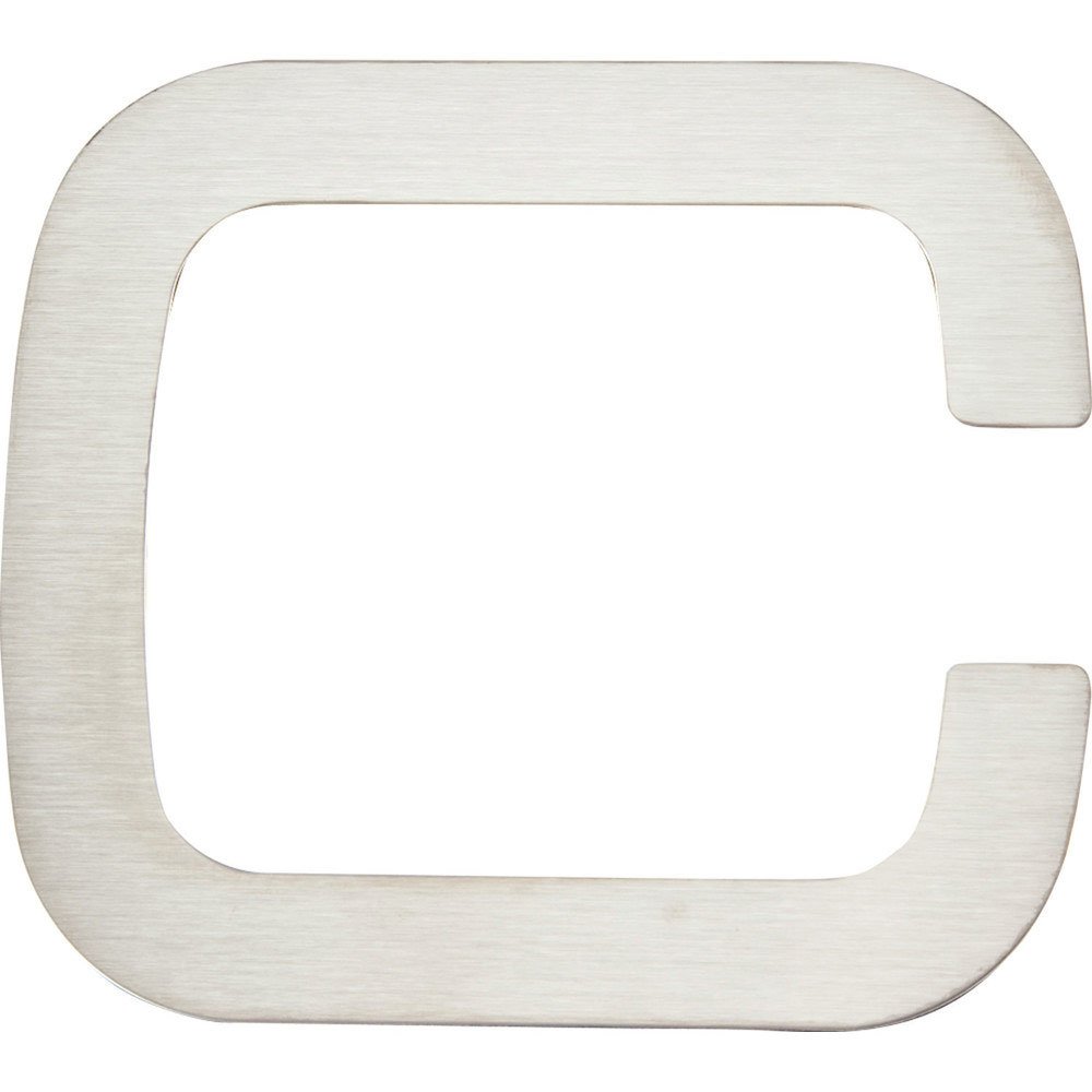 4" Self-Adhesive Fixing Letter C in Stainless Steel