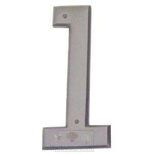 # 1 House Number in Pewter