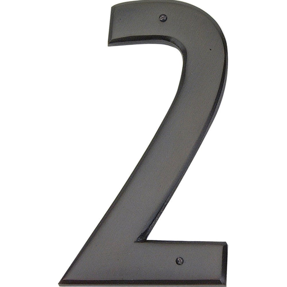 # 2 House Number in Oil Rubbed Bronze
