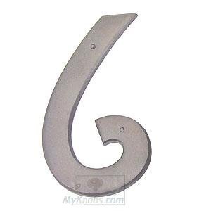 # 6 House Number in Pewter